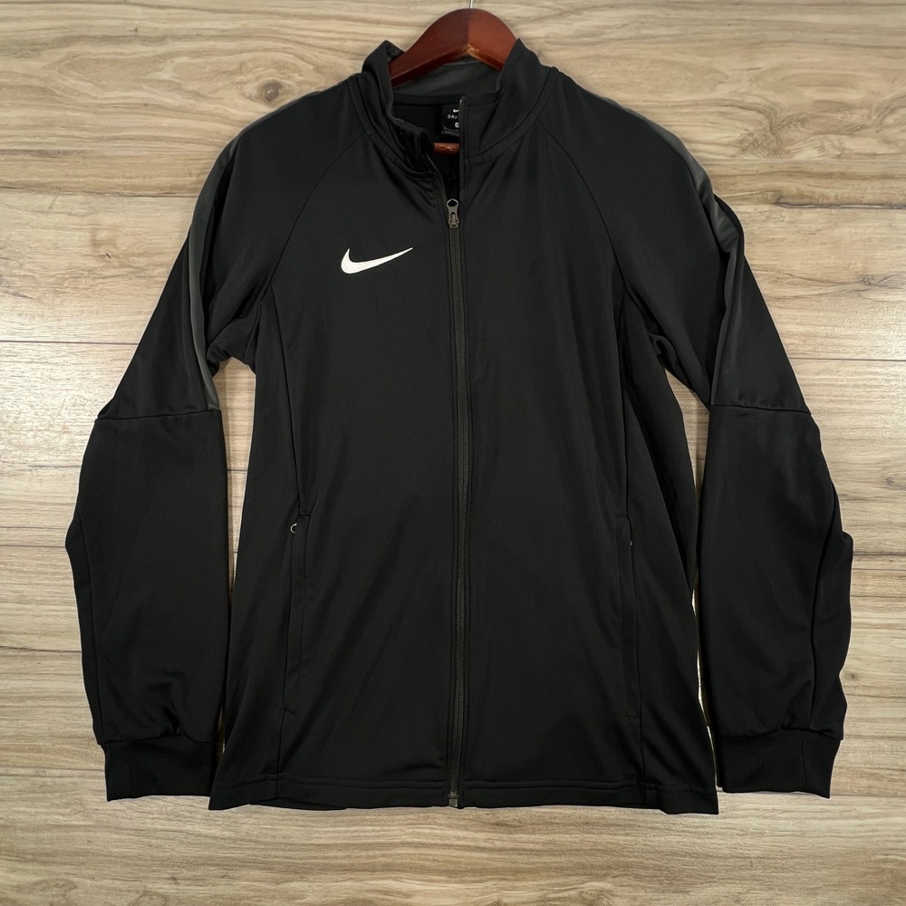 Nike Mens Dri-FIT Academy Soccer Track Jacket Black Gray 893701-010 Small